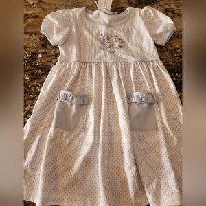 Floral Embroidered Baby Dress